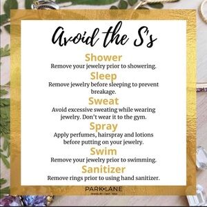 TakeCare of yourFashion Jewellery. Not for sale